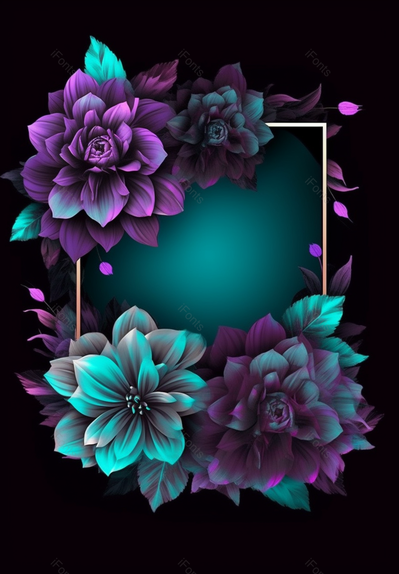 时尚卡通花卉展放广告背景,插画/手绘图,插画/手绘图库,插画/手绘图下载,插画/手绘